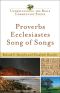 [New International Biblical Commentary 12] • Proverbs, Ecclesiastes, Song of Songs